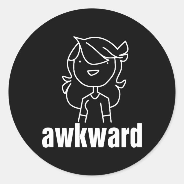 Jaiden Animations Runder Aufkleber (Vorderseite)