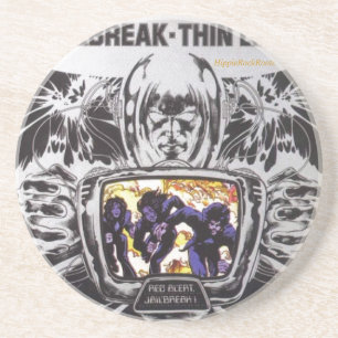 Jailbreak Thin Lizzy HippieRockRoots Getränkeuntersetzer