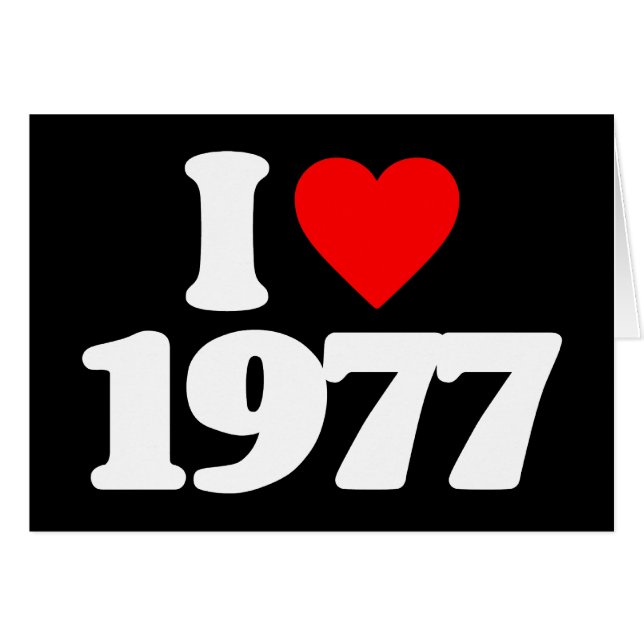 J'AIME 1977 (Devant horizontal)