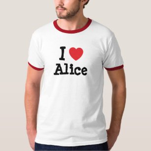 J'aime Alice coeur T-Shirt