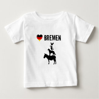 J'aime Brême avec le T-shirt des quatre musiciens