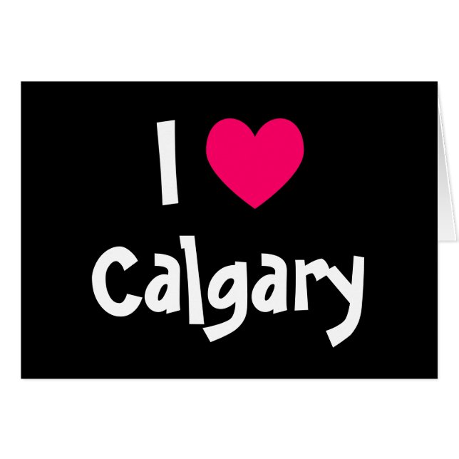 J'aime Calgary (Devant horizontal)