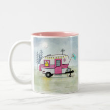 J'Aime Camping Café Mug