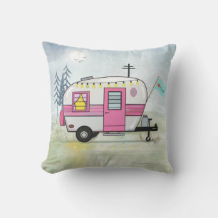 J'Aime Camping Jeu Oreiller