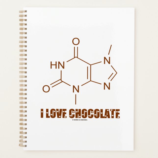 J'Aime Chocolat Théobromine Molécule Chimie (Devant)