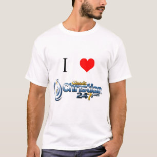 J'aime ClassicChristian247.com - T-shirt