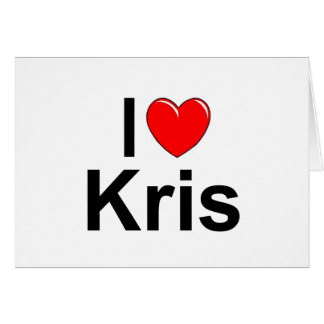 J'aime (coeur) Kris