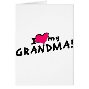 J'aime (coeur) ma grand-maman !