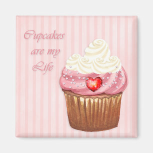 J'aime Cupcakes Refrigerator Magnet