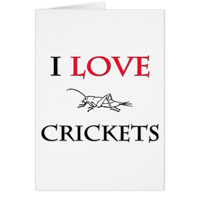 J'aime des crickets (Devant)