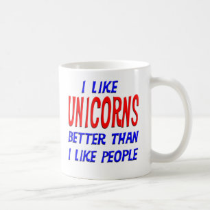 J'aime des licornes meilleures que j'aime la tasse