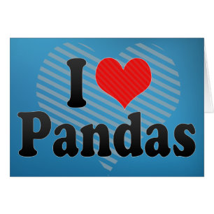 J'aime des pandas