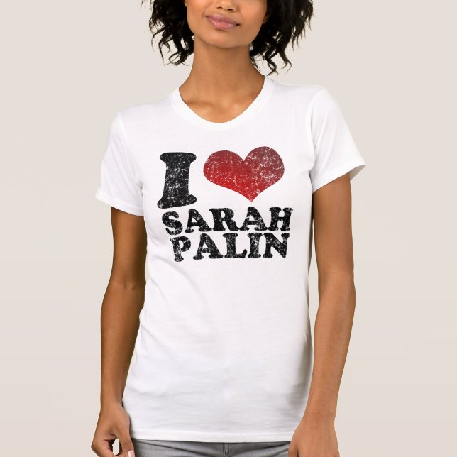 J'aime des T-shirts de Sarah Palin (Devant)