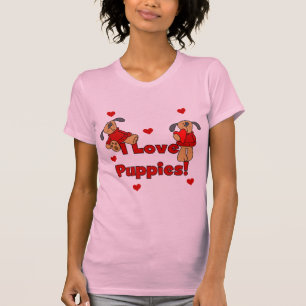 J'aime des T-shirts et des cadeaux de chiots