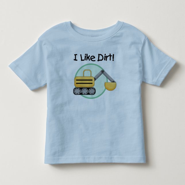 J'aime des T-shirts et des cadeaux de saleté (Devant)