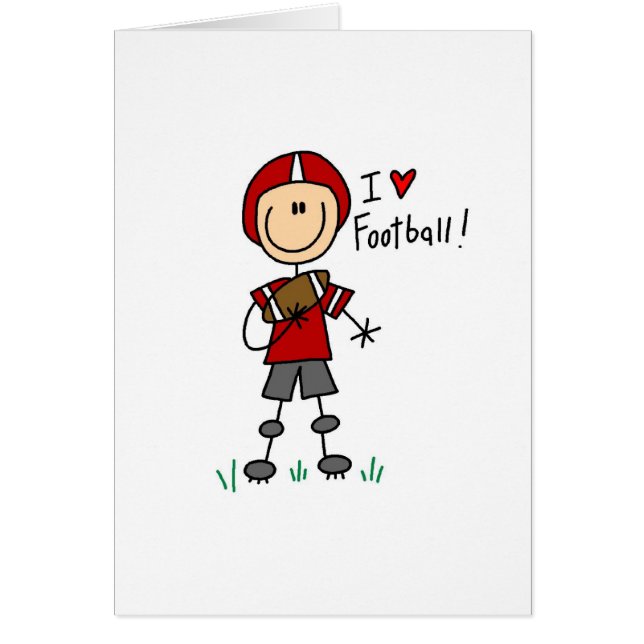 J'aime des T-shirts et des cadeaux du football (Devant)