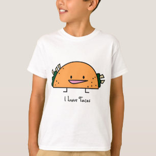 J'aime des tacos - T-shirt d'enfants