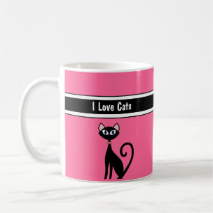 J'aime des tasses de café de chats