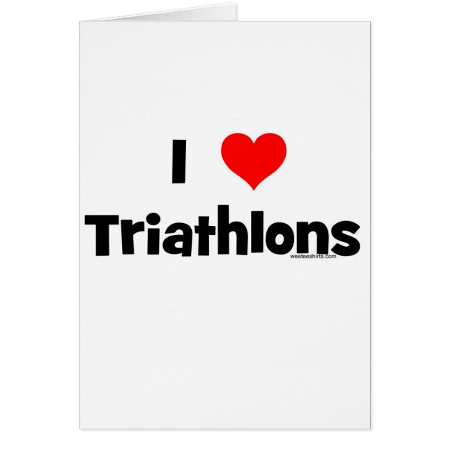 J'aime des triathlons (Devant)
