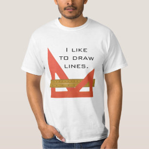 J'aime dessiner des lignes T-shirt