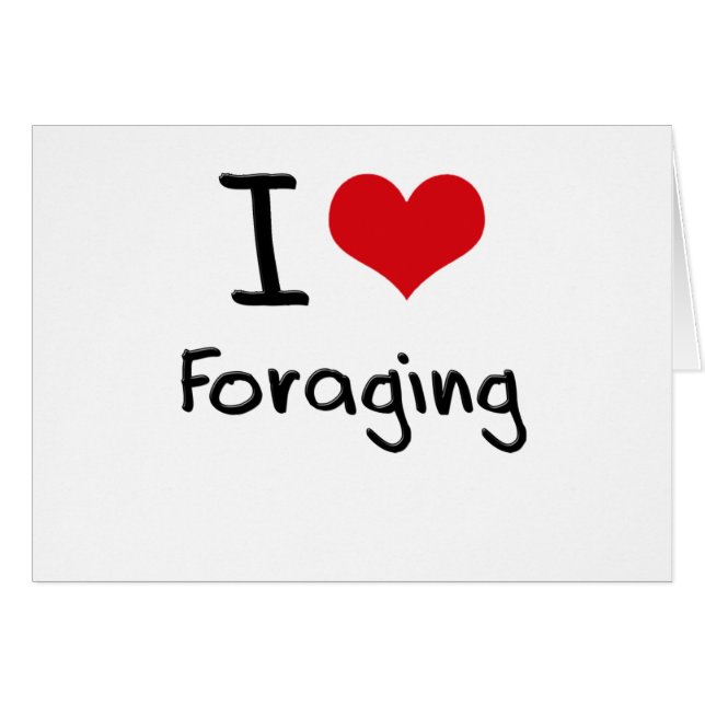 J'aime forager (Devant horizontal)