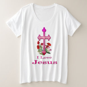J'aime Jésus les femmes vêtements chrétiens