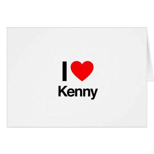 j'aime kenny (Devant horizontal)