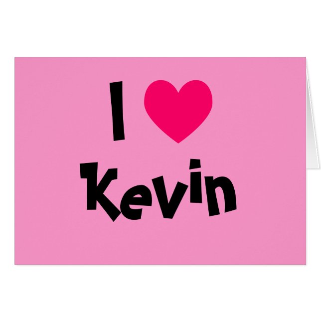 J'aime Kevin (Devant horizontal)