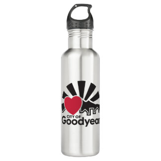 J'Aime La Bouteille En Acier Inoxydable De Goodyea