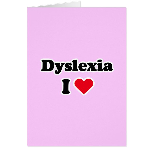 J'aime la dyslexie (Devant)