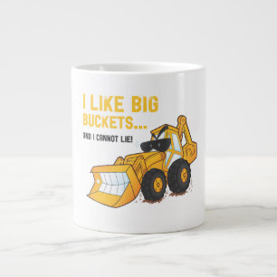 J'aime la grande tasse de café de pelle rétro de