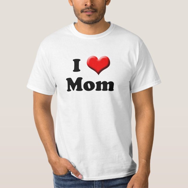 J'aime la maman, T-shirt du garçon de grand Momma (Devant)