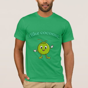 J'aime la noix de coco - T-shirt drôle de noix de