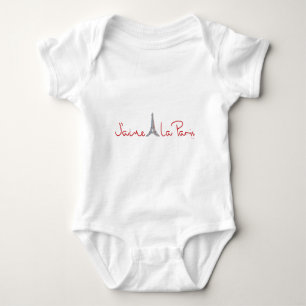 J'aime La Paris (i-Liebe Paris) Baby Strampler