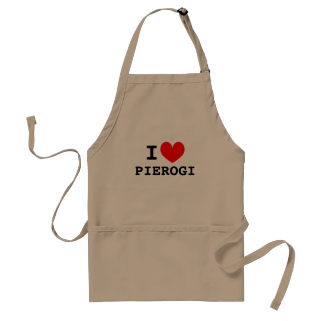 J'aime la pierogi | Tabliers amusants pour hommes  (Devant)