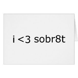 J'aime la sobriété