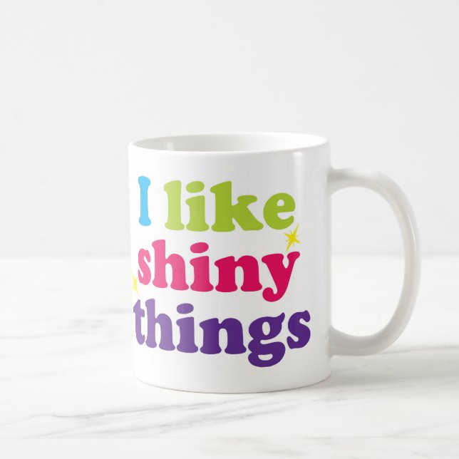 J'aime la tasse brillante de choses (Droite)
