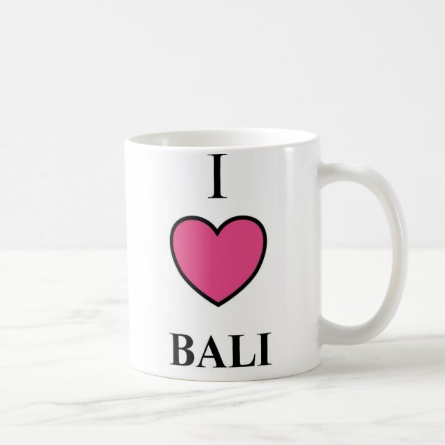 J'aime la tasse de Bali (Droite)