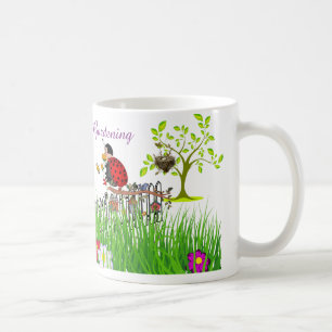J'aime la tasse de café de jardinage