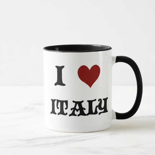 J'aime la tasse de café de l'Italie (Droite)