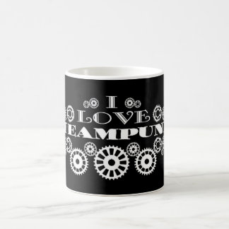 J'aime la tasse de café de Steampunk