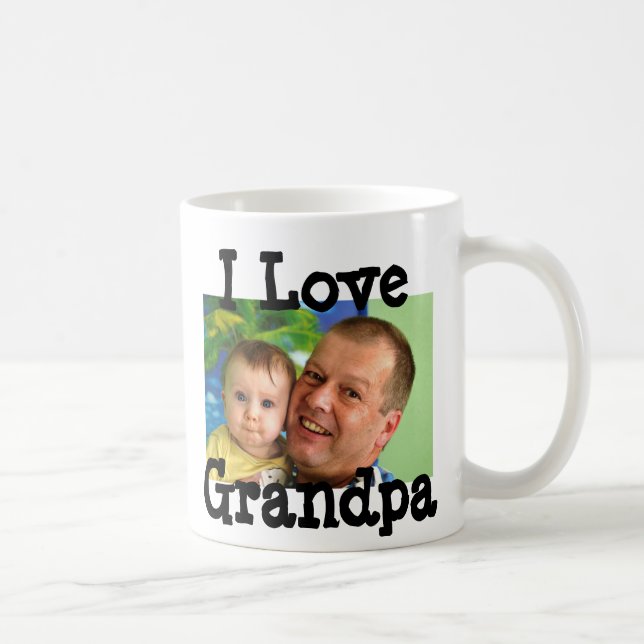 J'aime la tasse de café personnalisée par (Droite)
