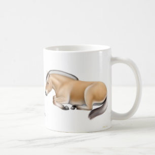 J'aime la tasse de chevaux de fjord