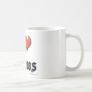 j'aime la tasse de classique de tatouages