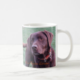 J'aime la tasse de Labradors de chocolat