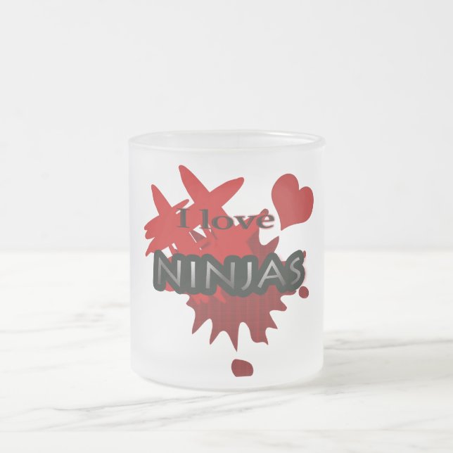 J'aime la tasse de Ninjas (Centre)