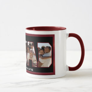J'aime la tasse de photo de papa