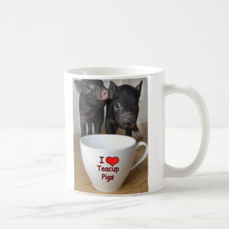 J'aime la tasse de porcs de tasse de thé