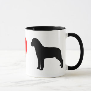 J'aime la tasse de rottweilers