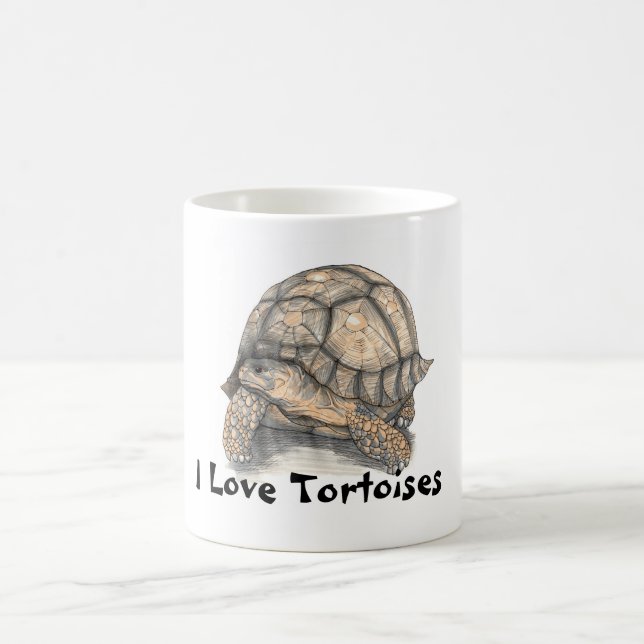 J'aime la tasse de tortues (Centre)